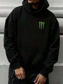 Unique Tailor - Green Claw Print Double-Sided Pattern Off-Road Vehicle Hoodie Men's Casual Sport Hoodie Off-Road Motorcycle Sweater Suitable Autumn And Winter Wear Unisex Best GiftY2Y--Vacation Outfits Women Essentials Hoodie Hoodie Women Sweatshirts Women Hoodies Men's Hoodie Sweatshirts Men Essentials Fear - màu đen - Xem 2