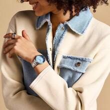 Fossil 蓝色三针不锈钢腕表 – ES5353 - 藍色 - 查看 4