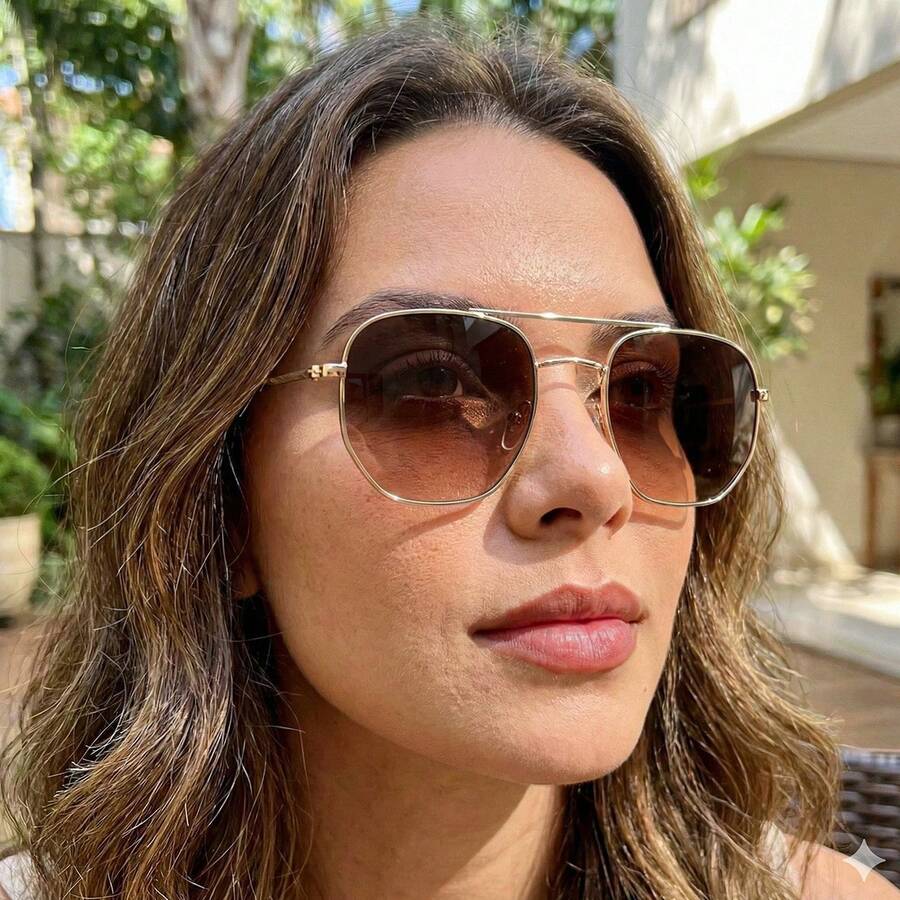 ILOOK Women Sunglasses - Óxido marrón - Ver 1