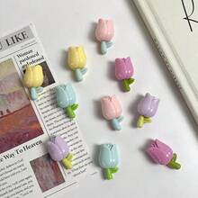 Bộ 5/10/15 nam châm dán tủ lạnh hình hoa tulip nhiều màu sắc. Những chiếc nam châm dán tủ lạnh duyên dáng và đáng yêu này có nhiều công dụng trong nhà bếp và văn phòng, hoàn hảo cho những dịp đặc biệt. Chúng là những món quà tuyệt vời. - hoa tulip - Xem 7
