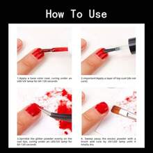 12 Boxs Flocking Powder Set White Black Sugar Nail Glitter For Nail Art Snow Nail Powder Sweater Velvet Powder DIY Manicure Decorations - 彩色 - 查看 5