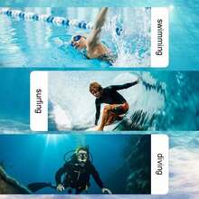 Adult Diving Mask, Tempered Glass One-Piece Mask, Anti-Fog Waterproof For Outdoor Sports, Water Sports, Swimming, Beach Essentials, Beach Accessories, Pool Float - 白色防霧 - 查看 8