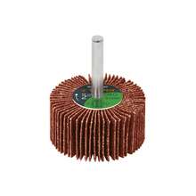 2" Flap Wheel, 40 Grit,  Rufla-240 - Orange - View 4