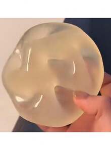 5.5厘米/2.17英寸可塑形慢回弹蓝色椰子油手工减压球，薄荷蓝椰子油手工挤压球，纯手工DIY减压玩具，柔软蓬松水晶球，软饺子指尖玩具，，生日/圣诞节/节日礼物，超级减压工具，可重复使用 - 彩色 - 查看 8