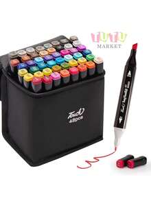 Incluye un juego de 24/48/60/80/120/168 lápices dobles. Las puntas ofrecen diferentes grosores para dibujar y colorear, ideales para arte, aprendizaje de dibujo, o como un regalo para familiares. - Multicolor - Ver 12