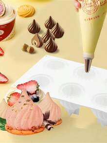 1 pieza Molde de silicona con forma de cuento ruso para hornear tartas mousse, (1/6/15 cavidades) caramelos, pasteles, chocolate, magdalenas, gelatina, pudín, molde para decoración de pasteles, con forma 3D de cuento ruso - Ver 4