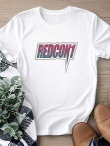 Women T-Shirt Print Redcon1 Logo T Shirt Miami Vice Colors Medium Long Or Short Sleeves - 白色 - 查看 6