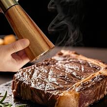 2 piezas/Set Molinillos de sal y pimienta con base de madera, molinillo de sal y pimienta manual de acero inoxidable, rellenable y con ajuste de grosor, adecuado para cocina, barbacoa, picnic - Multicolor - Ver 8