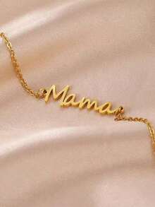 1 pièce Bracelet personnalisé avec prénom anglais, accessoire unique et élégant, parfait pour un port décontracté, accessoire conçu avec grâce et éclat, cadeau raffiné et facile à assortir avec des tenues quotidiennes - Multicolore - Voir 2