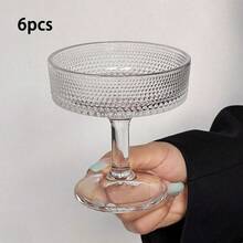 Bộ 2/6 ly thủy tinh trong suốt đựng tráng miệng, ly thủy tinh kết hợp dùng cho các món khai vị trong bữa tiệc, các món tráng miệng nhỏ, mousse, pudding, trái cây, thạch, bánh phô mai và kem. - Nhiều màu - Xem 10