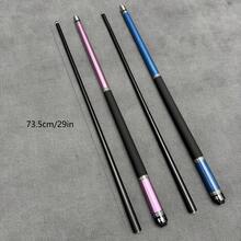 Taco de billar de 58 pulgadas, 1/2 piezas, disponible en azul y rosa púrpura, punta de 12.5 mm, 19 onzas, taco de billar profesional con textura - Púrpura malva - Ver 2