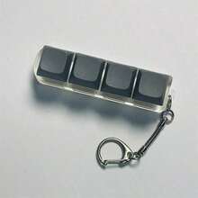 1pcs Pressure Relief Keychains,Keyboard Key Design,Adult Finger Toy,Finger Press Keyring,Calming Tool,Focus And Relaxation,Suitable For New Year/Thanksgiving,Easter Gifts,Plastic Material (Random Colors),Fidget,Fidget Toys,Fidgets,Fidget Toys,Fidget,Fidgets,Key Board Fidget,Toy Keychain,Cool Toys - 隨機的 - 查看 5