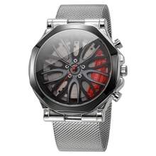 1 件机械风格男士腕表，3D 立体表盘设计，百搭街头风腕表 - 均碼 - 查看 6