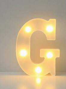 1件白色字母燈，電池供電，16/21cm暖白色LED燈，26個英文字母LED燈，嬰兒房裝飾夜燈，兒童臥室桌面床頭裝飾燈，家居裝飾，情人節LED裝飾燈，家庭派對房牆面裝飾，適用於室內、臥室、客廳、房間、辦公室、派對裝飾、婚禮、情人節、婚禮日、派對裝飾、生日派對、家庭聚會派對、嬰兒房裝飾燈，完美的節日禮物 - 暖白光 - 查看 75