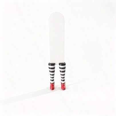 Red High Heel Witch Leg Bookmark, Ruby Slipper Bookmark, Gift For Book Lovers, Unique Bookmark, Cute & Funny Bookmark With English Text, Creative DIY Accessory For Readers And Book Lovers