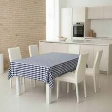 Kiva Stain-Resistant Tablecloth, Medium Checkered Pattern, Extra Soft Touch, Teflon Coated And Waterproof, Sizes From 100x140 To 300x140 Cm And Round 140 Cm - Stain-Resistant Tablecloth - Available In 15 Colors - 選項5 - 查看 1