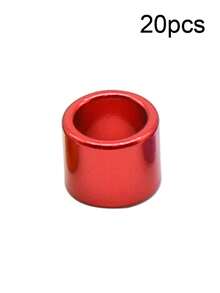 20 piezas Anillos para patas de paloma azul y verde, diámetro interior de 8 mm, altura de 9 mm, anillos de identificación de patas de aluminio para entrenamiento de vuelo al aire libre - Ver 9