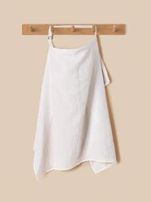 1件装透气棉纱多功能哺乳巾，可作哺乳围巾、婴儿车遮阳罩和防风罩 - 彩色 - 查看 11