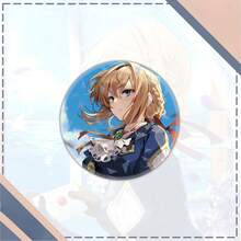 Violet Evergarden Anime Girl Badge Set, Blonde Character Pin Button Collection, Multiple Styles Round Brooches For Bag Backpack Clothes Decor, Fan Collection Gift - Multicolor - View 10