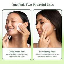 Korean Skincare (2-PACK) - Anti-Aging, Dark Spot & Wrinkle Minimizing Toner Pads With Centella Asiatica, Snail Mucin, Niacinamide - 200 Ct. - 2 件裝 - 查看 6