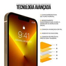 Película para  Moto Edge 50 Ultra 5G - Traseira de Fibra de Carbono - Gshield - Transparente - Visão 3