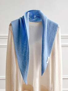 1 chiếc khăn tam giác bằng len 100%, khăn trùm đầu nữ, khăn len dệt kim, khăn len dệt kim đa năng giữ ấm, khăn mùa đông, phụ kiện mùa thu. Thích hợp cho các buổi hẹn hò, các dịp thường ngày và trang trọng, một phụ kiện đa năng và thời trang. - Be - Xem 11