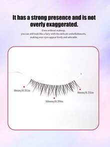 5 Pairs Natural Looking Lightweight Invisible False Eyelashes, Thin And Unexaggerated One-Piece Fairy Lashes, Essential For Daily Commute - View 6