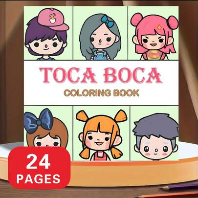 24页豪华版Tokka Life World涂色书 | 成人放松、家庭聚会和节日装饰（复活节、感恩节、圣诞节、新年、情人节）的理想之选 | 迷你黑白成人涂色书 | 创意消遣、可爱设计、艺术插图、高品质印刷、光滑纸张、迷你素描本、手绘图案、家庭娱乐