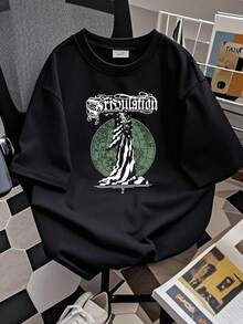 Maglietta da donna con stampa Tribulation, Swedish Dark Death Heavy Metal, grafica nera, tour americano, manica corta o lunga - nero - Visualizzare 2
