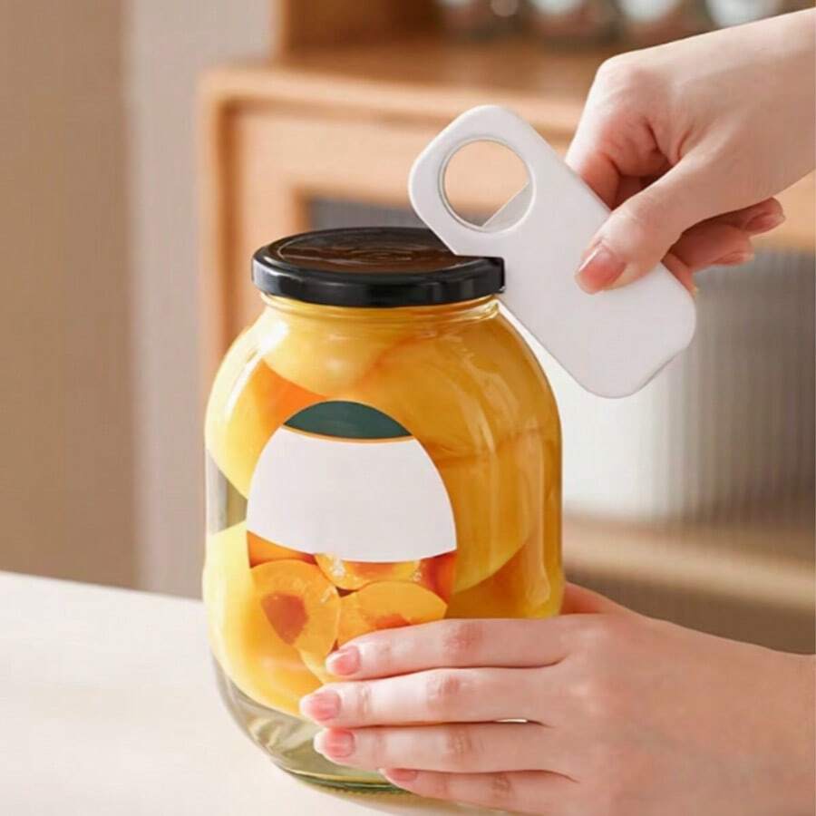 Multifunctional Household Bottle Opener - Includes Magnetic Bottle Cap Opener, Can Opener, And Easy-Open Can Lid Remover, Suitable For Beer, Beverages, And Canned Goods