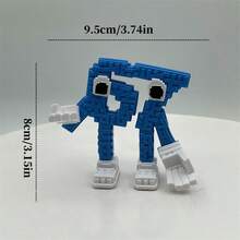 1pc Cute 67 Robot Figurine, Realistic Plastic Sculpture, Home/Office/Bedroom Decor, Collectible Gift For Family/Friends, Exquisite Sculpture With Interesting Design - متعدد الألوان - مشاهدة 6