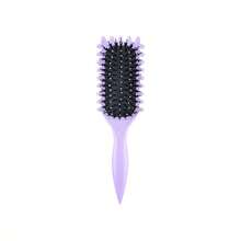 2026 Curl Define Brush Curling Hair Styling Comb, Unisex Anti-Frizz Tool For 2A-4C Wet & Dry Hair,Peines Para El Cabello - Purple - View 5