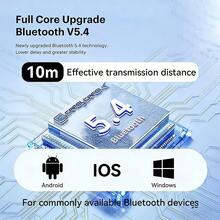 新款无线蓝牙耳机，入耳式运动游戏耳机，低延迟，带数字显示屏、麦克风和大容量电池 - 查看 6