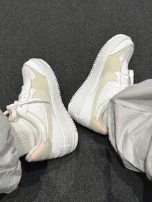 Nike Air Force1 shadow Low Shadow 舒適輕盈百搭休閒 低筒 板鞋 女款 白色 - 白粉紅色 - 查看 7