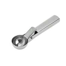 1 cái/3 cái Muỗng múc kem bằng thép không gỉ, muỗng múc hình cầu bền chắc, muỗng múc trái cây thích hợp cho dưa hấu, dưa lưới, đu đủ, kem. - Bạc - Xem 15