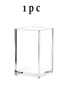 1pc 360° Rotating Makeup Brush Holder, Tabletop Round Eyebrow Pencil & Lipstick Rack, Rotating Cosmetic Organizer, Desk Pen Cup & Makeup Tool Storage Box. Suitable For Storing Eyeshadow, Lipstick And Makeup Brushes - View 14