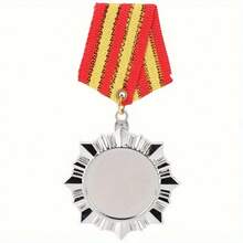 1pc Marathon Medal, Suitable For Outdoor Leisure Activities, With Blank Side For Customization - Multicolor - View 6