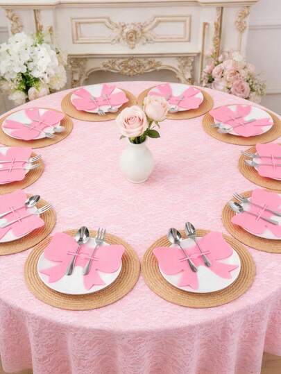 Bộ 12 món gồm giá đựng dao nĩa nơ hồng, khăn bọc dao nĩa dự tiệc, đồ trang trí bàn ăn lễ hội, đồ trang trí dao nĩa và thìa bằng nỉ, khăn bọc dụng cụ ăn uống bằng nỉ, trang trí bàn ăn, trang trí tiệc cưới, trang trí tiệc sinh nhật, trang trí tiệc cưới, trang trí bàn ăn lãng mạn, tiệc sinh nhật lần thứ 16, trang trí tiệc tiết lộ giới tính, quà tặng sinh nhật, trang trí kỷ niệm, đồ dùng tiệc tùng, đồ trang trí nhà cửa.