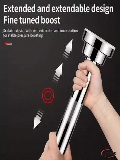 Telescopic Rod, Multi-Purpose Adjustable Tension Rod With Plastic Base And Stainless Steel Tube. Ideal For Use As Wardrobe Rods, Shower Curtain Rods, Curtain Rods, Or Door Curtain Rods. Suitable For Use In Wardrobes, Bathrooms, Doors, Windows, And As Part Of Home Furnishings And Bathroom Accessories.