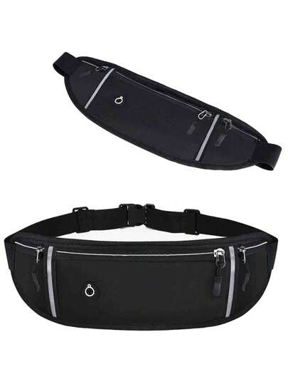 1. Túi đeo hông đa năng thời trang nữ, thể thao ngoài trời, chất liệu vải Oxford chống thấm nước, kiểu dáng mỏng nhẹ, có thể đựng tiền mặt, hộ chiếu, điện thoại và nhiều thứ khác, ví an toàn giấu kín.