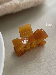 Acetate Bow Claw Clip Half-Up Hair Claw Women's Back Of Head Hair Clip Small Hairpin High-End Headwea - Multicolor - View 11