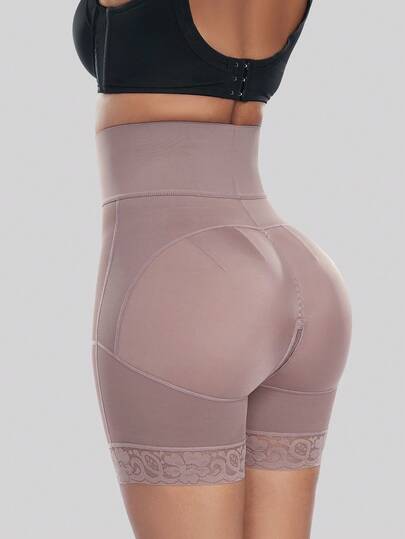 Quần định hình eo cao 3 hàng móc, đồ lót nâng đỡ thon gọn co giãn.