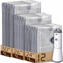 15 Jumbo Size Vacuum Bags For Clothes Storage,Space Saver For Luggage Packing And Moving,Vacuum Sealed Bags For Clothing, Bedding, Blankets And Comforters - 15 組合旅行裝 - 查看 9