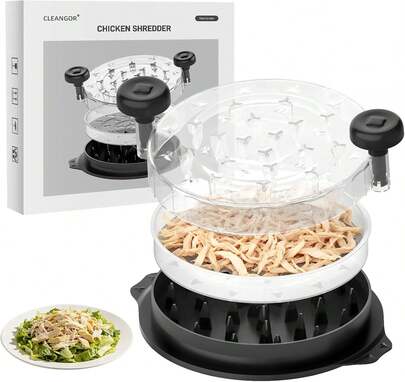 Chicken Shredder Tool Twist, Visible Chicken Breast Shredder Tool Meat Shredder With Ergonomic Handle, Non-Slip Food Shredder Tool For Pork, Beef, Set Of Chicken Breast Shredder