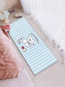 1 pieza Alfombra de lujo de cachemira sintética, decoración elegante y cómoda para el lado de la cama, suave y esponjosa, perfecta para la decoración moderna del dormitorio, decoración del hogar, fácil de limpiar, decoración navideña - Multicolor - Ver 7