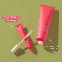 Hair Cactus Fruit 3-In-1 Styling Cream & Taming Wand - Tame Flyaways, Smooth Frizz, Style Edges (0.6 Oz.) - hồng - Xem 3