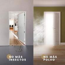 Protector de Puerta en Forma de Perro Guardapolvo de Tela Ajustable Tapón de Aire Antiruido Tope Bajo Puerta con Doble Borde Diseño Divertido para Hogar Oficina y Dormitorio - marrón - Ver 6