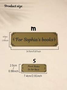 Custom Name Door Sign Plaque, Vintage Classic Style Home Doorplate For Mailbox Office Desk Or Room Entrance Display, Personalized Text Nameplate Gift For Housewarming Birthday Anniversary Or Holiday Decor Surprise, Elegant Home Identifier Decor, Customized Door Name Sign, Customizable Plaque Sign Gift - Style C - View 3