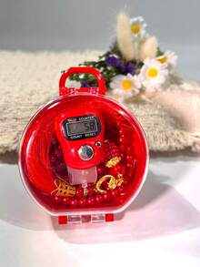 Hộp đựng tràng hạt kéo trong suốt mới, tràng hạt cầu nguyện Hồi giáo kèm vòng đếm ngón tay, tràng hạt điện tử thích hợp cho các lễ hội và quà tặng. - Nhiều màu - Xem 13