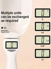 1 Pc Electronic Measuring Spoon,Gram Spoon Scale,Kitchen Electronic Spoon Scale,Flour Spoon,Food Quantitative Spoon,Coffee Scale,Milk Scale,Coffee Bean Weighing,Essential Helper For Baking And Making Cakes,Can Weigh Solid,Liquid And Powder,Enlarged Version High-Precision Handled Kitchen Scale - Electronic scale spoons - View 8